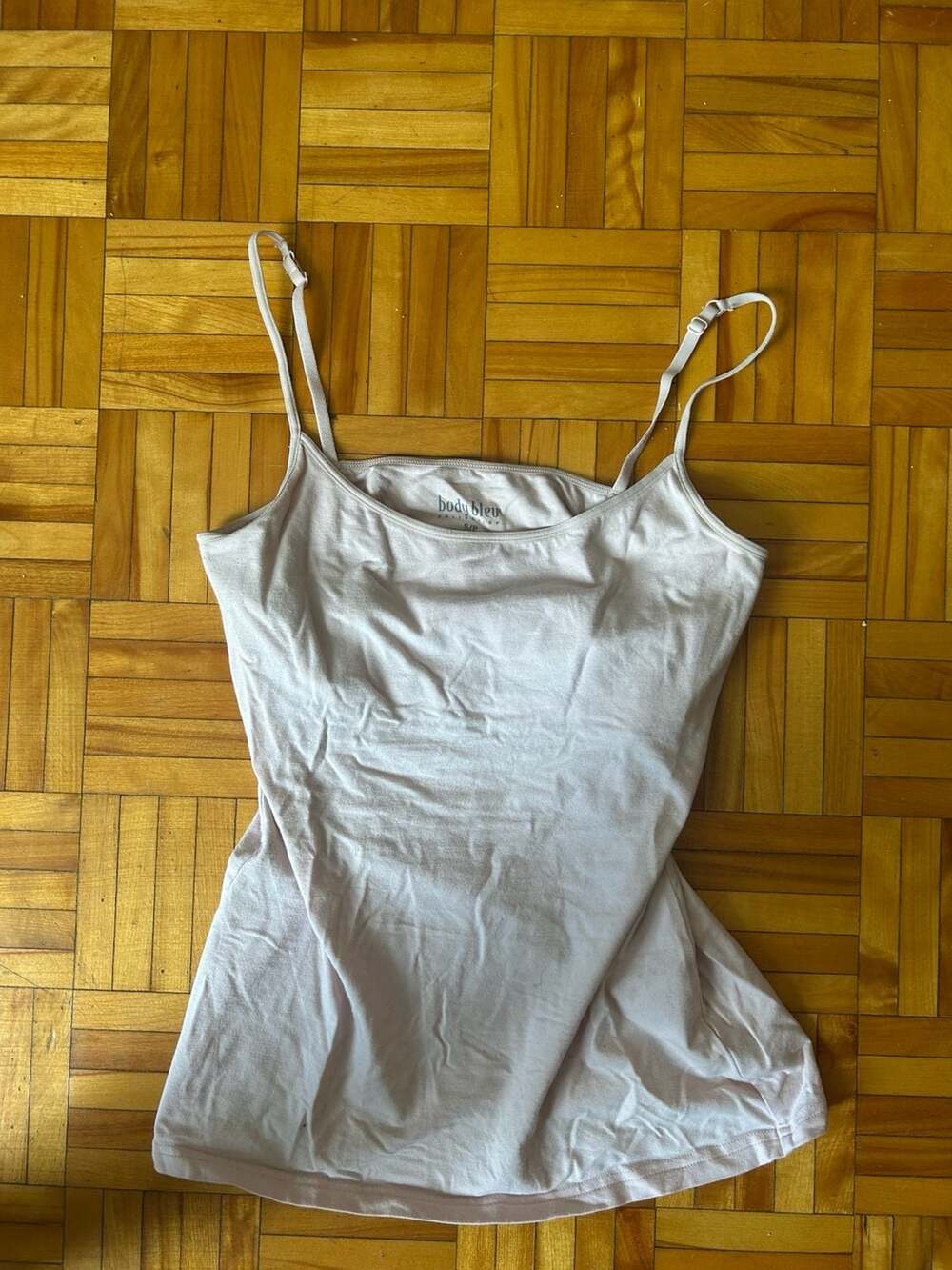 Baby Pink Basic Spaghetti Strap Camisole Tank Top